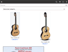 Tablet Screenshot of jerezguitarcenter.com